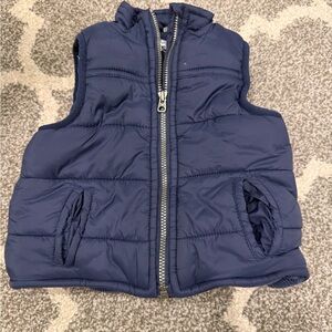 Splendid Baby Navy Quilted Vest 6-12M